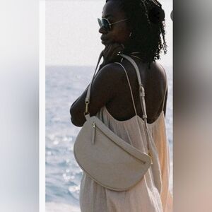 Abby Alley Big Sling In Oyster Color. Has Both Long & Short Straps. Never Used